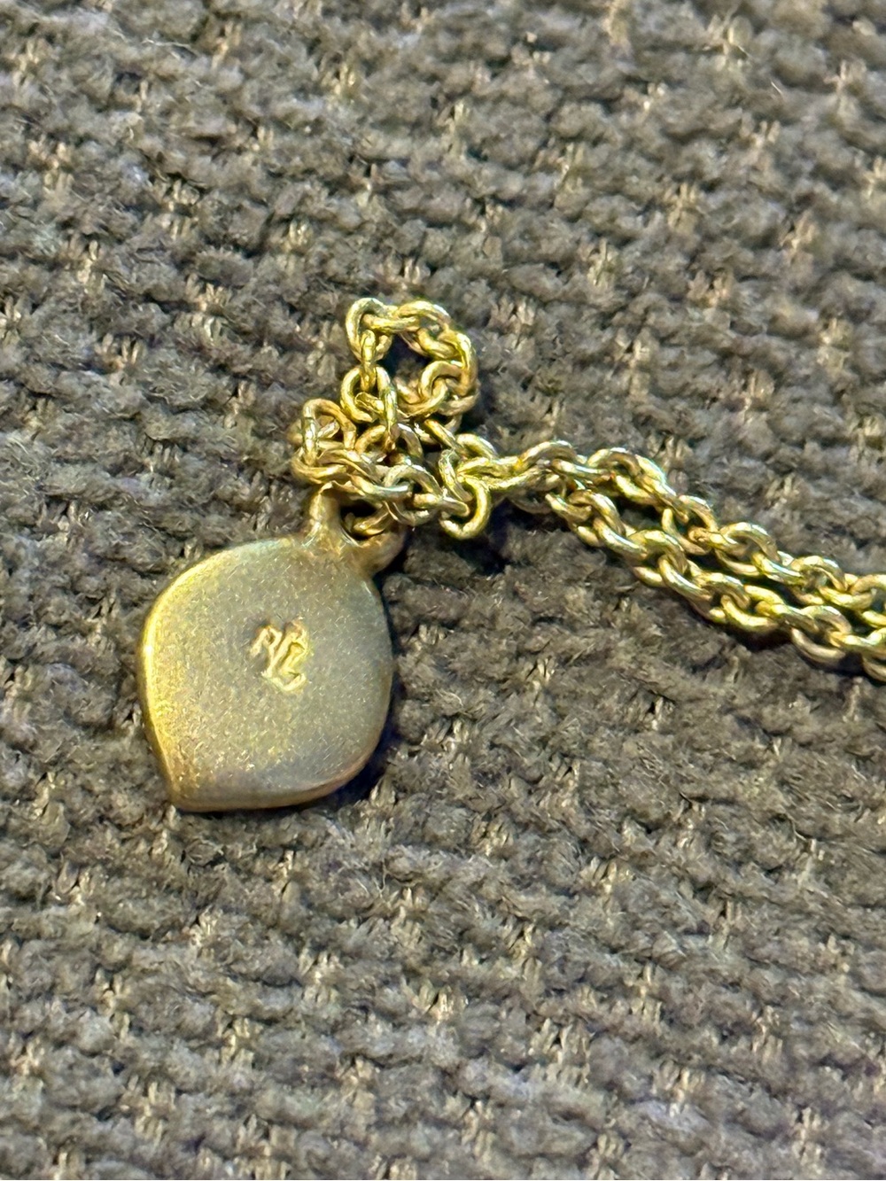 Ralph Lauren Delicate Gold Leaf Charm Necklace - Picture 3 of 3